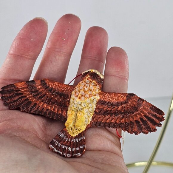 Vintage Midwest Importers Brown Owl Ornament Endangered Species - Picture 4 of 10